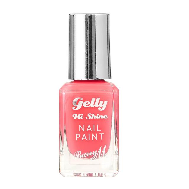 Barry M Cosmetics Gelly Hi Shine Nail Paint 10ml (Various Shades) - Pink Grapefruit on Productcaster.