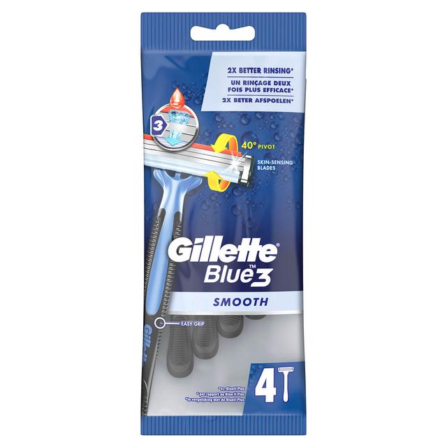 Gillette Blue3 Einwegrasierer (4 Stück) on Productcaster.