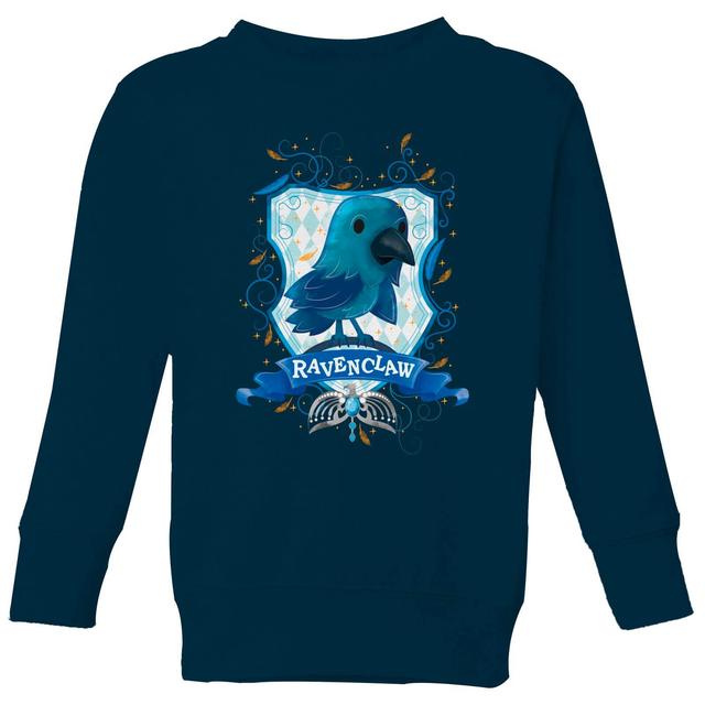 Harry Potter Kids Ravenclaw Crest Kids' Sweatshirt - Navy - 9-10 años on Productcaster.