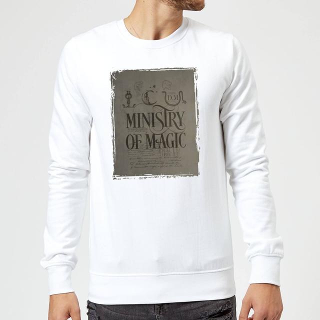 Sudadera del Ministerio de Magia de Harry Potter - Blanco - L - Blanco on Productcaster.