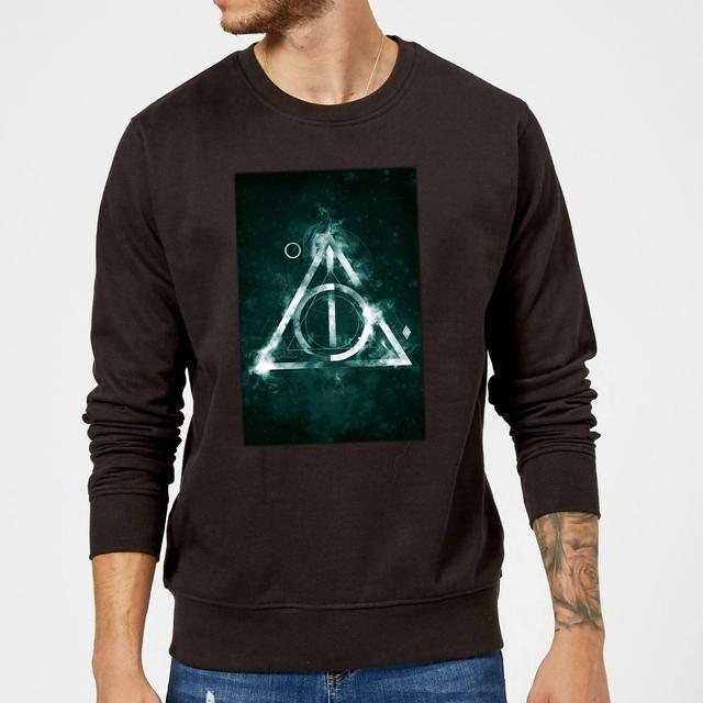 Harry Potter Hallows Painted Jumper - Black - M - Black on Productcaster.