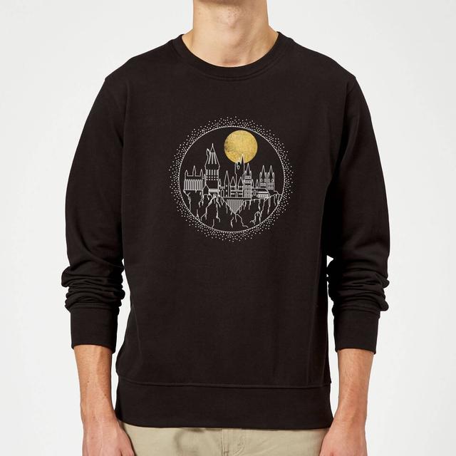 Sudadera Hogwarts Castle Moon de Harry Potter - Negro - S - Negro on Productcaster.