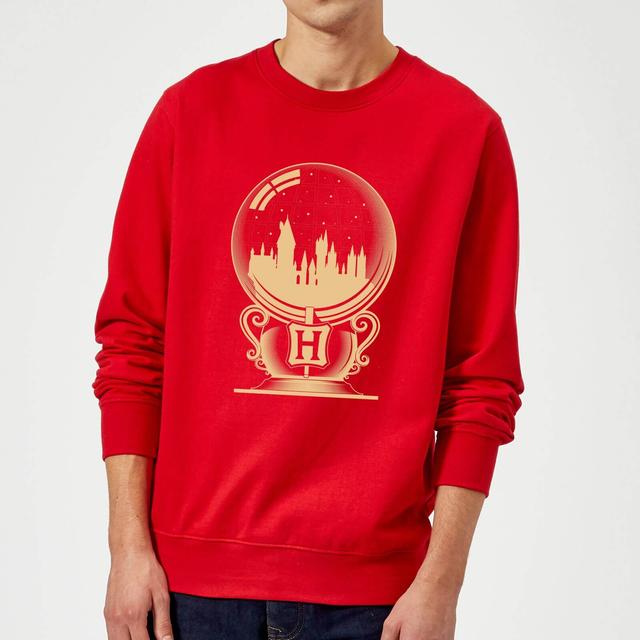 Harry Potter Hogwarts Snowglobe Sweatshirt - Red - L on Productcaster.