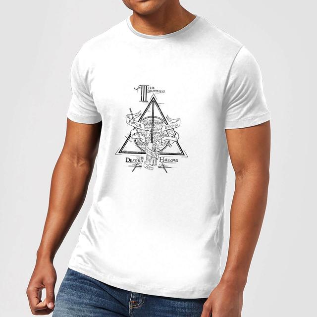 Harry Potter Three Dragons White Men's T-Shirt - White - L on Productcaster.