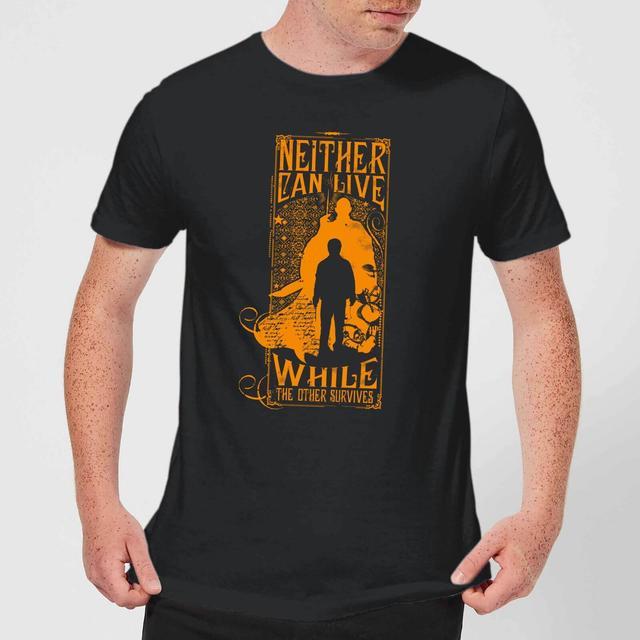 T-Shirt Harry Potter Neither Can Live - Nero - Uomo - 4XL on Productcaster.