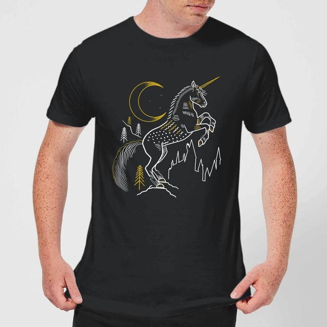 Harry Potter Unicorn t-shirt - Zwart - S - Zwart on Productcaster.