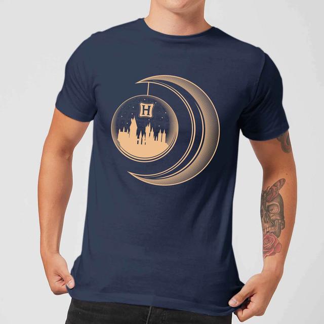 Harry Potter Globe Moon t-shirt - Navy - XXL on Productcaster.