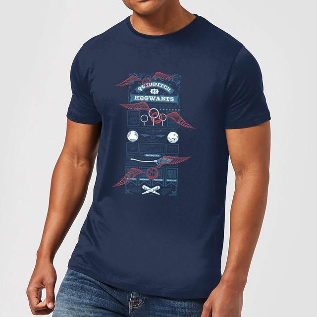 Harry Potter Quidditch At Hogwarts t-shirt - Navy - M on Productcaster.