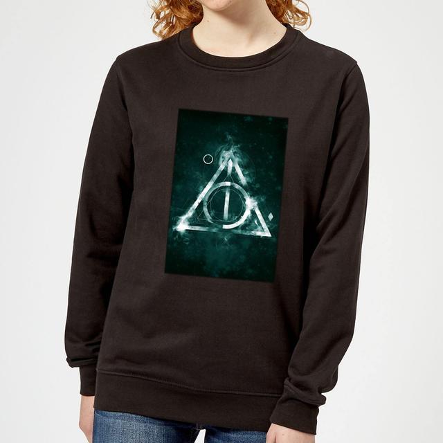 Sudadera para mujer Harry Potter Hallows Painted - Negro - M - Negro on Productcaster.