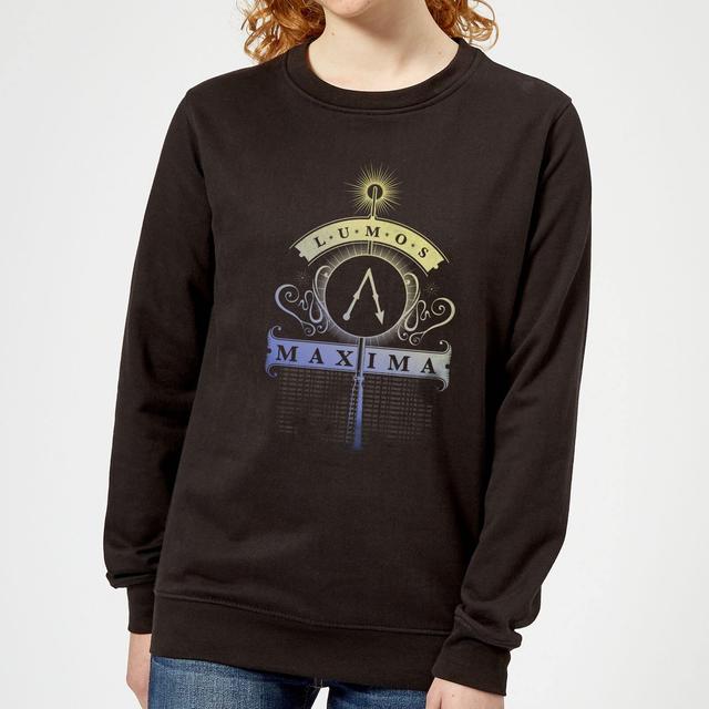 Sudadera Lumos Maxima para mujer de Harry Potter - Negro - L - Negro on Productcaster.