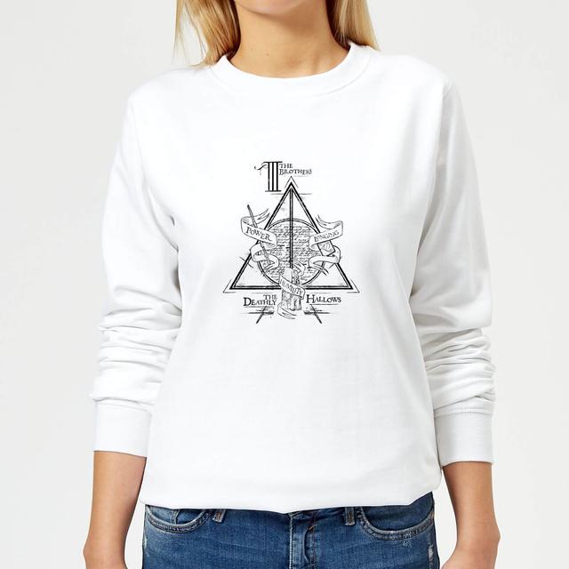 Felpa Harry Potter Three Dragons White - Bianco - Donna - L on Productcaster.