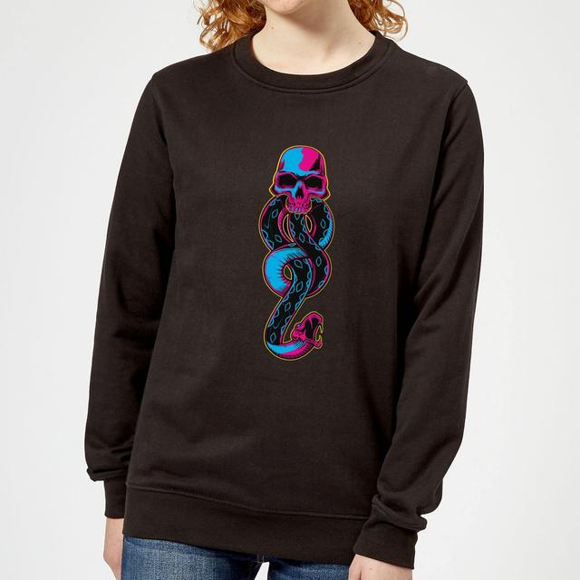 Harry Potter Dark Mark Neon Women's Sweatshirt - Black - XS - Schwarz on Productcaster.