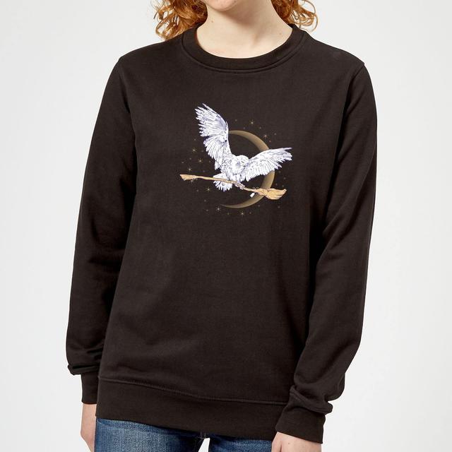 Sudadera para mujer Hedwig Broom de Harry Potter - Negro - XS on Productcaster.