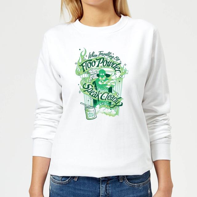 Harry Potter Floo Powder Women's Sweatshirt - White - S on Productcaster.