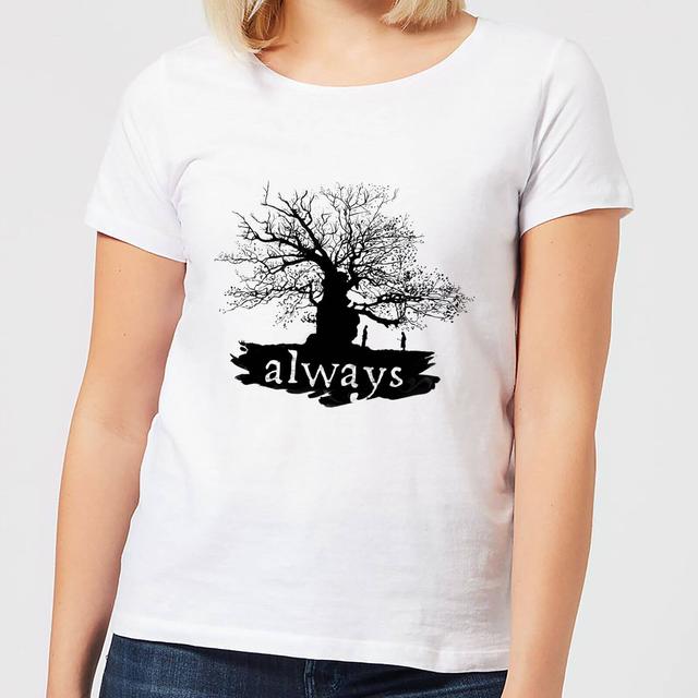 Harry Potter Always Tree dames t-shirt - Wit - S on Productcaster.