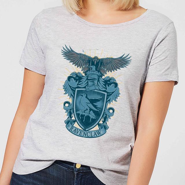 Harry Potter Ravenclaw Drawn Crest Women's T-Shirt - Grey - 3XL on Productcaster.