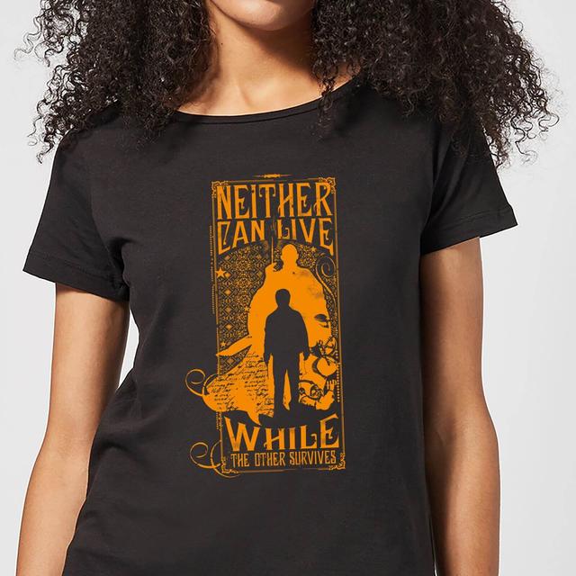 Camiseta para mujer Neither Can Live de Harry Potter - Negro - S on Productcaster.