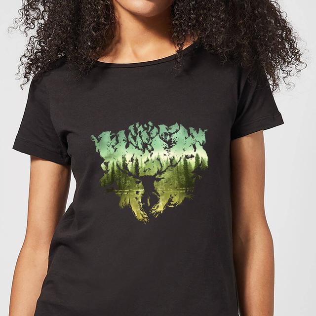 Harry Potter Patronus Lake Women's T-Shirt - Black - L on Productcaster.