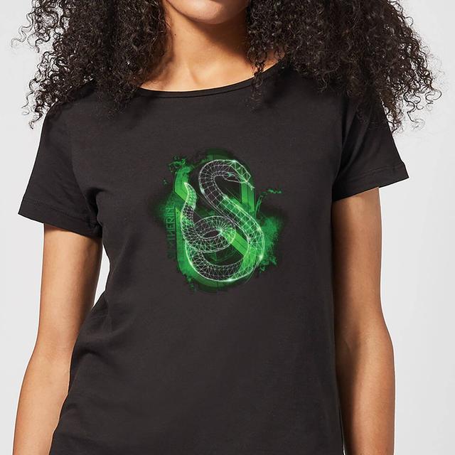 Camiseta Slytherin Geometric para mujer de Harry Potter - Negro - L on Productcaster.