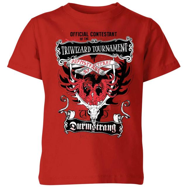 Harry Potter Triwizard Tournament Durmstrang Kids' T-Shirt - Red - 5-6 años on Productcaster.