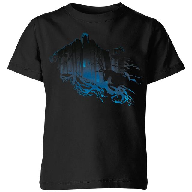 T-Shirt Harry Potter Dementor Silhouette - Nero - Bambini - 5-6 Anni on Productcaster.