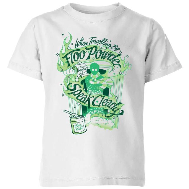 Harry Potter Floo Powder Kids' T-Shirt - White - 3-4 años on Productcaster.