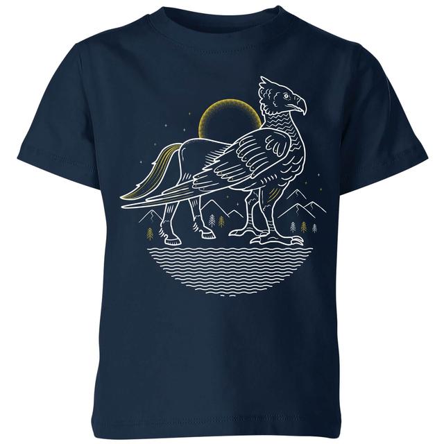 Harry Potter Buckbeak Kids' T-Shirt - Navy - 11-12 Years - Navy on Productcaster.