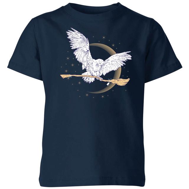 Camiseta para niño Hedwig Broom de Harry Potter - Azul marino - 11-12 años on Productcaster.