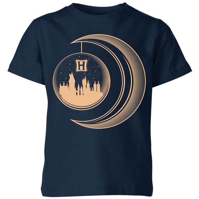 Harry Potter Globe Moon Kids' T-Shirt - Navy - 9-10 Jahre on Productcaster.