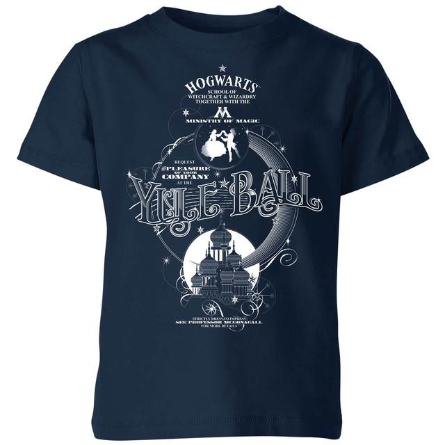 Harry Potter Yule Ball Kids' T-Shirt - Navy - 11-12 Years on Productcaster.