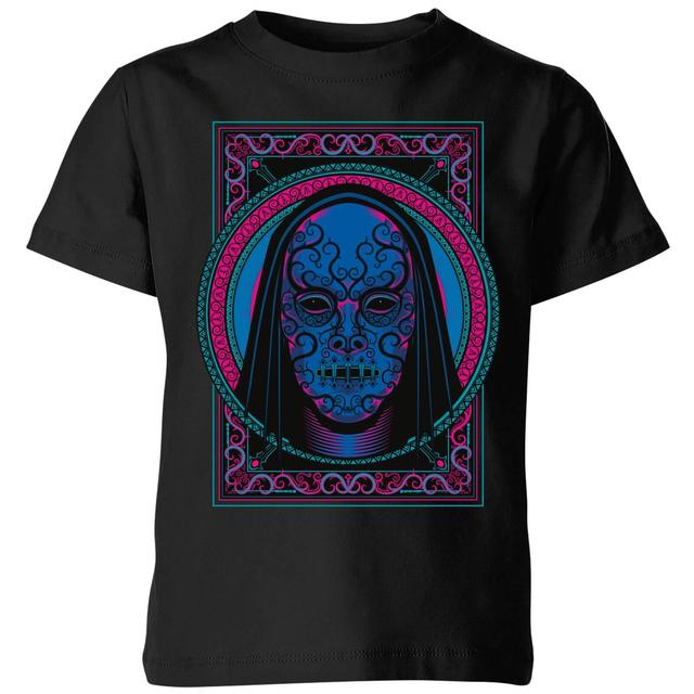 Harry Potter Death Mask kinder t-shirt - Zwart - 122/128 (7-8 jaar) - Zwart on Productcaster.