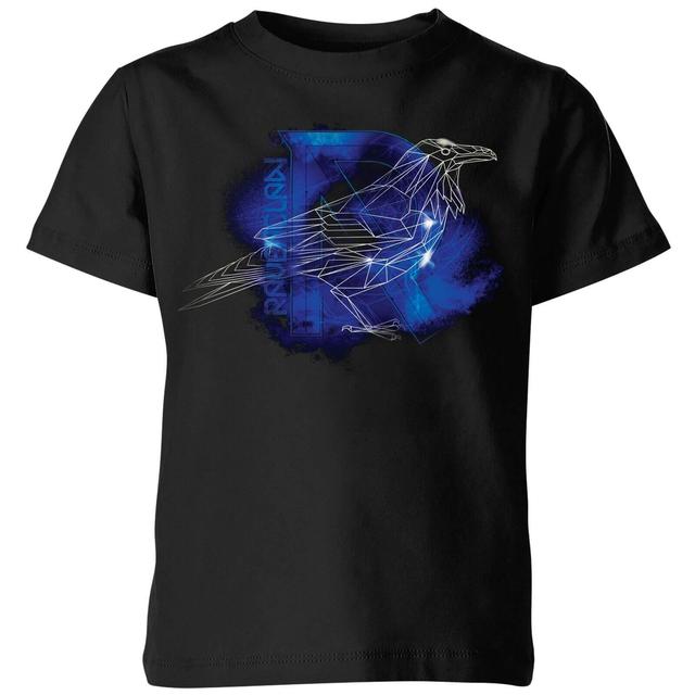 Harry Potter Ravenclaw Geometric kinder t-shirt - Zwart - 110/116 (5-6 jaar) on Productcaster.