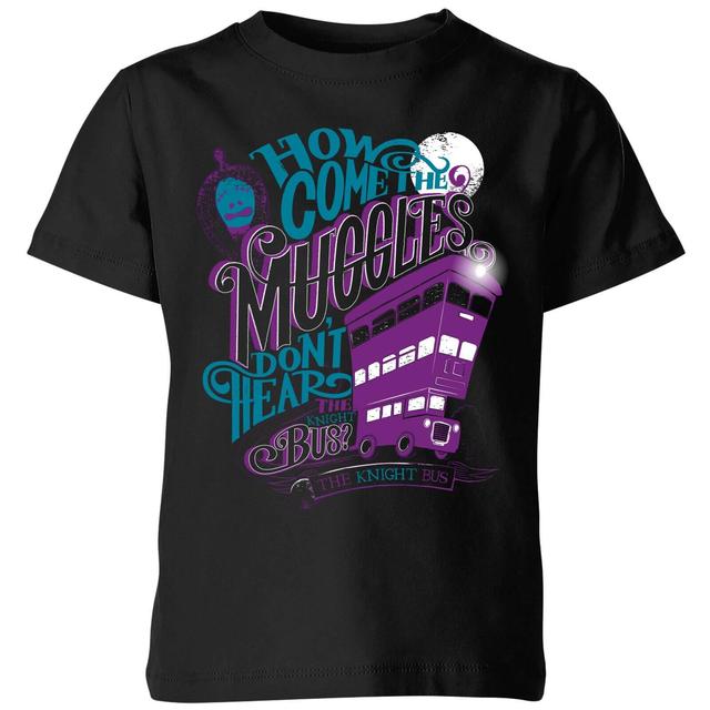 Camiseta para niño Bus Knight de Harry Potter - Negro - 7-8 años on Productcaster.