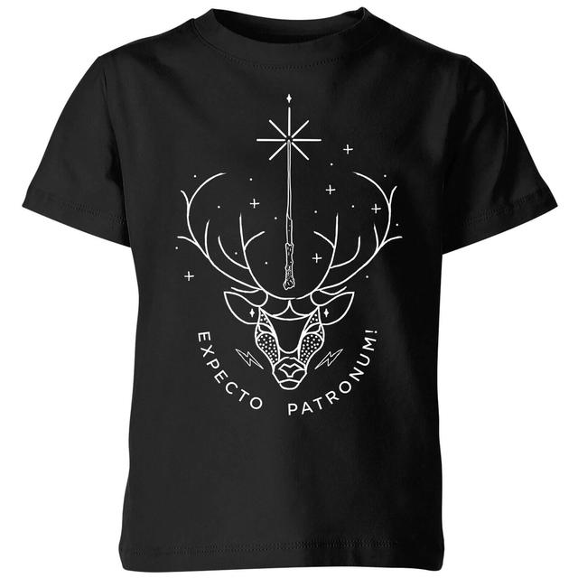 Camiseta Expecto Patronum para niño de Harry Potter - Negro - 9-10 años - Negro on Productcaster.