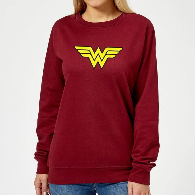 Sudadera para mujer con logotipo de Wonder Woman de Justice League - Burdeos - XXL on Productcaster.