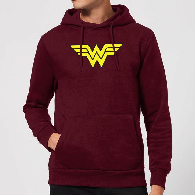 Sudadera con capucha Wonder Woman Logo de Justice League - Burdeos - XL on Productcaster.