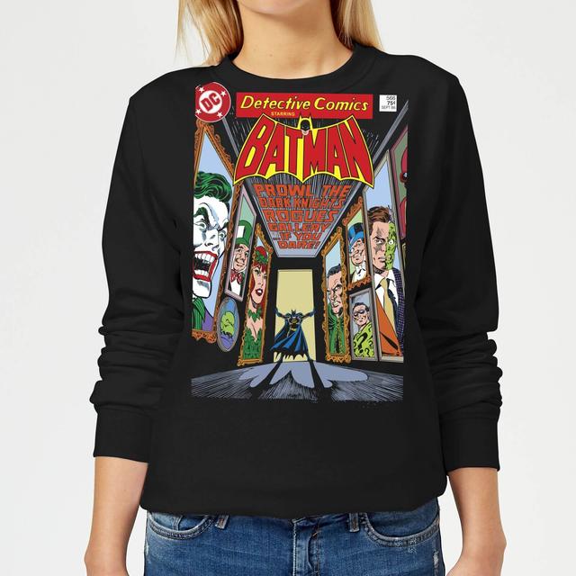 Sudadera para mujer The Dark Knight's Rogues Gallery Cover de Batman - Negro - XXL - Negro on Productcaster.