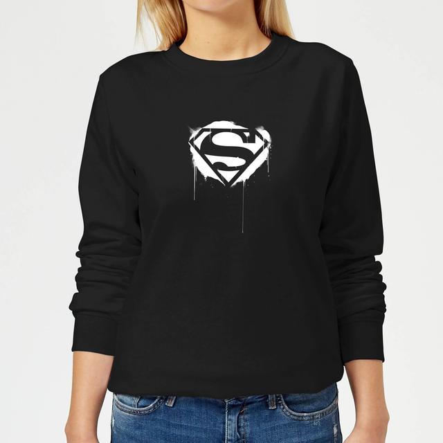 Sudadera para mujer Justice League Graffiti Superman - Negro - XS - Negro on Productcaster.