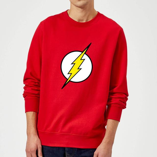 Justice League Flash Logo Sweatshirt - Red - XXL on Productcaster.