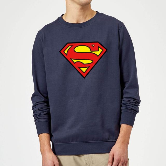 Sudadera con logotipo de Superman - Azul marino - XL on Productcaster.