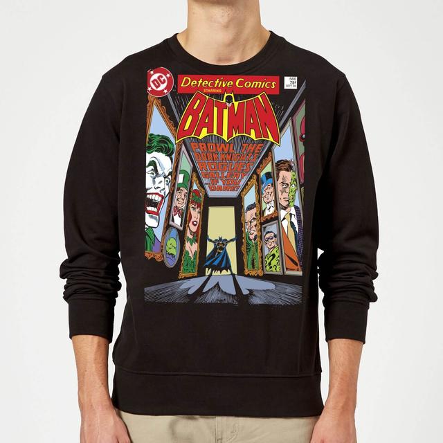 Batman The Dark Knight's Rogues Gallery Cover Sweatshirt - Black - M on Productcaster.