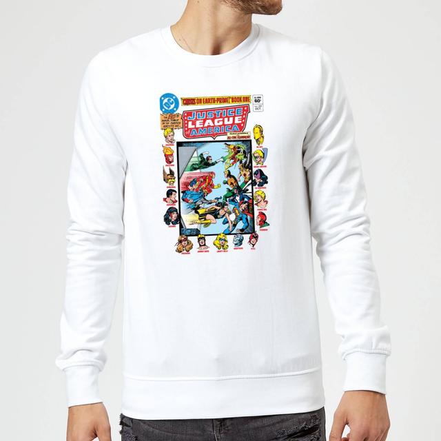 Sudadera con capucha Crisis On Earth-Prime de Justice League - Blanco - XXL - Blanco on Productcaster.