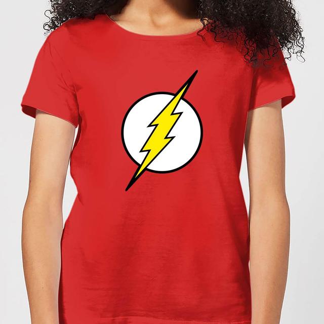 Justice League Flash Logo Women's T-Shirt - Red - XL on Productcaster.