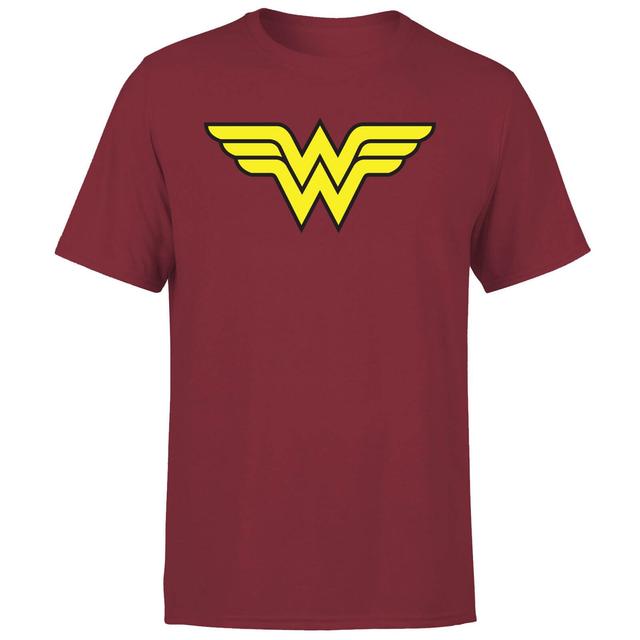 Camiseta Wonder Woman Logo de Justice League para hombre - Burdeos - XS on Productcaster.