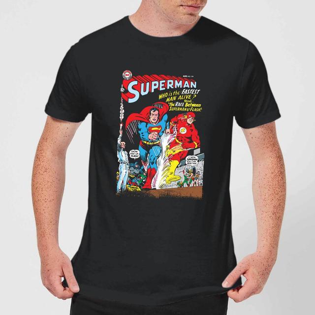 Camiseta Who Is The Fastest Man Alive Cover para hombre de Justice League - Negro - XXL on Productcaster.