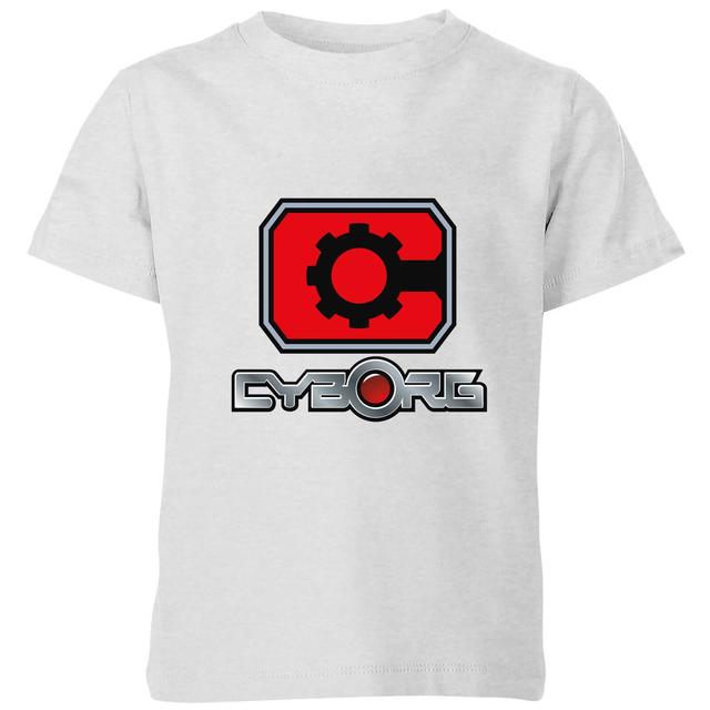 Camiseta para niño Justice League Cyborg Logo - Gris - 3-4 años - Gris on Productcaster.