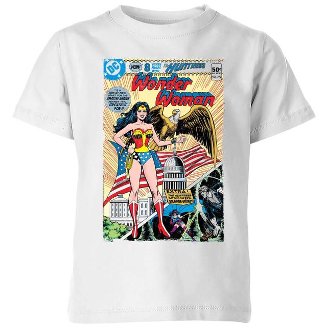 Camiseta Wonder Woman Cover para niño de Justice League - Blanco - 9-10 años on Productcaster.