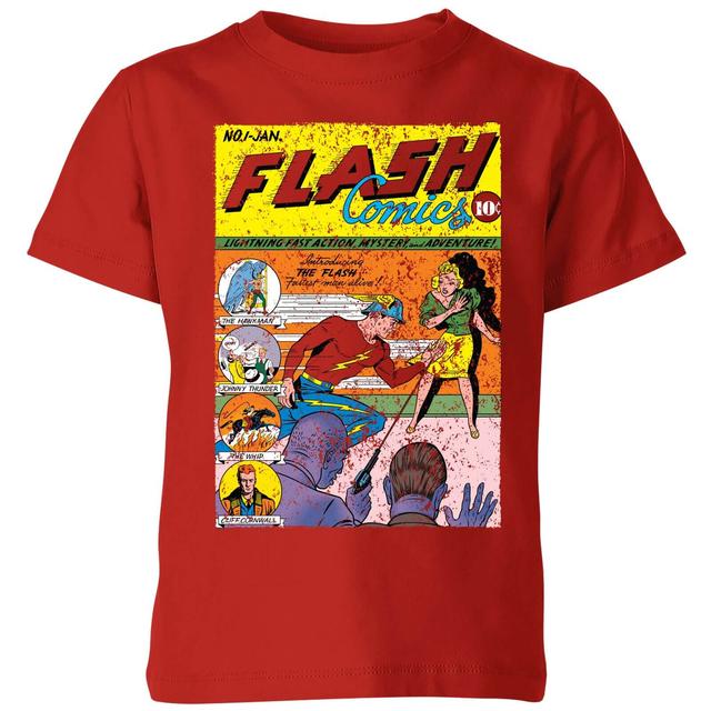 Justice League The Flash Issue One Kids' T-Shirt - Red - 3-4 Years on Productcaster.