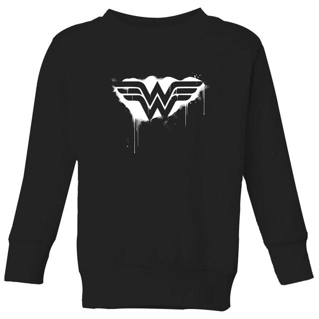 Sudadera para hombre Justice League Graffiti Wonder Woman - Negro - 5-6 años - Negro on Productcaster.