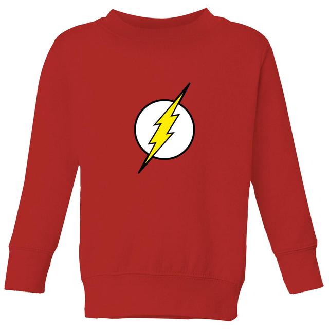 Justice League Flash Logo Kids' Sweatshirt - Red - 11-12 ans - Rouge on Productcaster.